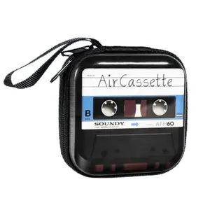 Vintage Cassette Tape Case: Metal Keychain & Earbud Holder, Coin Pouch, Portable Coin Purse. 6 Retro Styles, Single or 2-Pack. Durable Tinplate, Multi-Function Organizer for Daily Use & Fashion.
