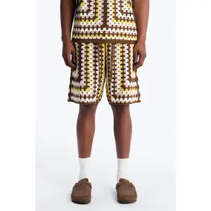 Relaxed Menorca Crochet Short - Multi Color