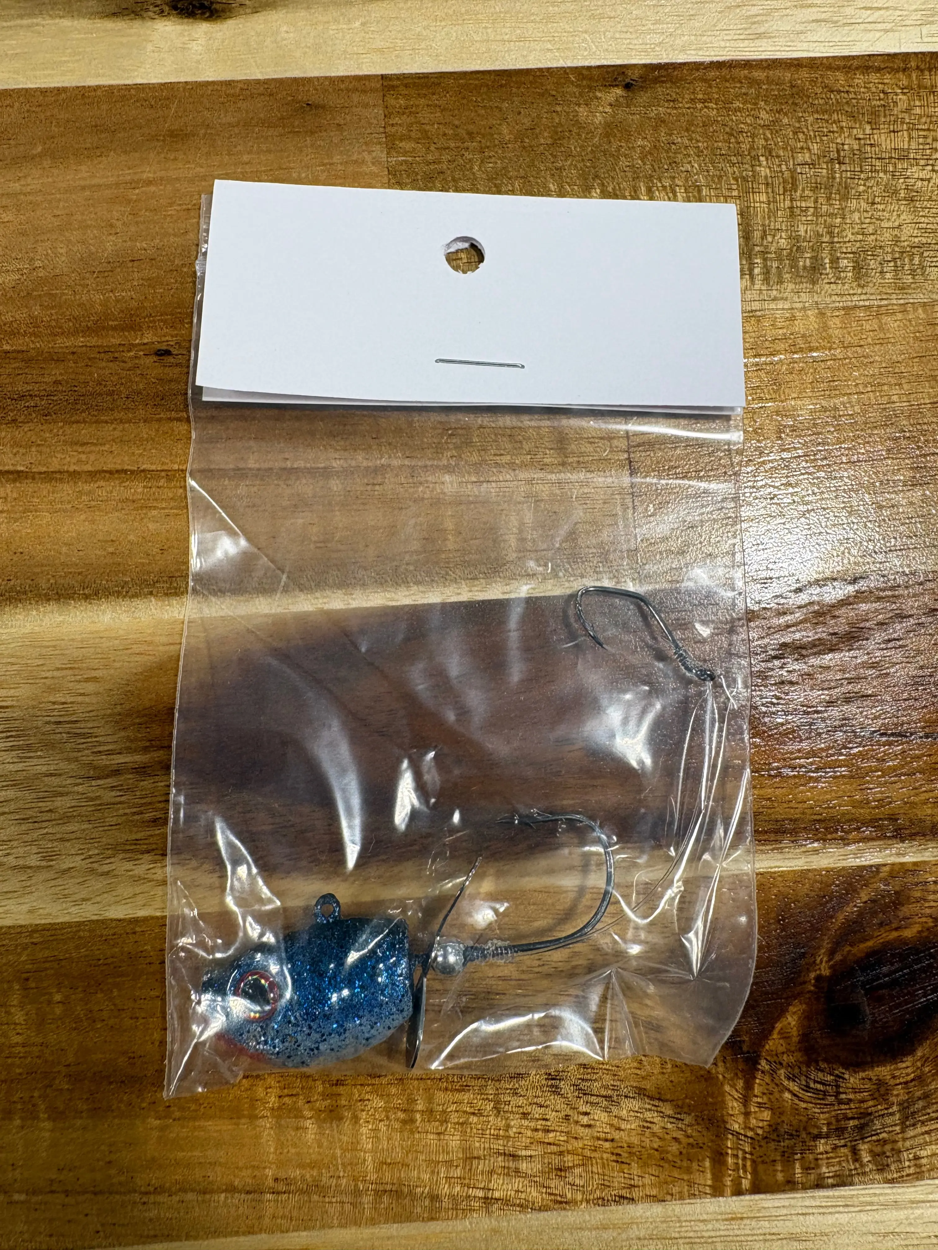 JB's Custom Tied Walleye Jigs - 1oz, Dual Tie Points, Propeller Action, Setback Hook, Shad Head, Built-In Movement, Captivating Bubble Trail, Flash