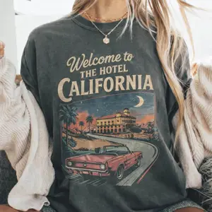Comfort Colors Retro 70S Rock Shirt, Vintage California Graphic T-Shirt, Rock Road Trip Top