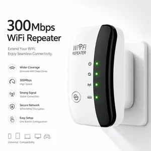 WiFi Extender Signal Booster with Ethernet Port, High-Speed Internet Repeater, WiFi Range Extender, Whole Home Coverage up to 5000 Sq.Ft, Supports 50+ Devices, Easy Setup