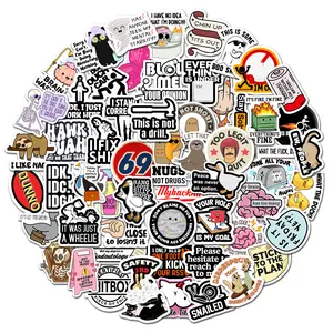 130 Pcs Funny Gift Stickers for Adults (Dirty) Meme Water Bottles Prank Pack Waterproof Cool Sticker for Laptop, Hard Hats, Sarcastic, Vinyl Decals Hilarious Gift