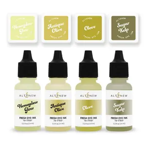 Mediterranean Glow Fresh Dye Ink Mini Cube & Reinker Bundle