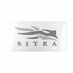 Custom Sitkaa Camo Vanity Plate With Camo Blackout V2