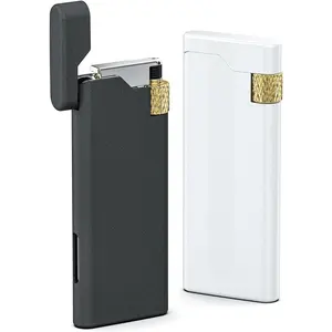 Pack of 2 Cool Mini Lighter Pipe Lighter Gas Butane Refillable with Soft Great Gift idea.Sold Gas