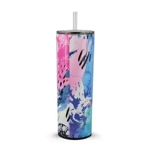 20oz Insulated Skinny Tumbler with Push Down Lid