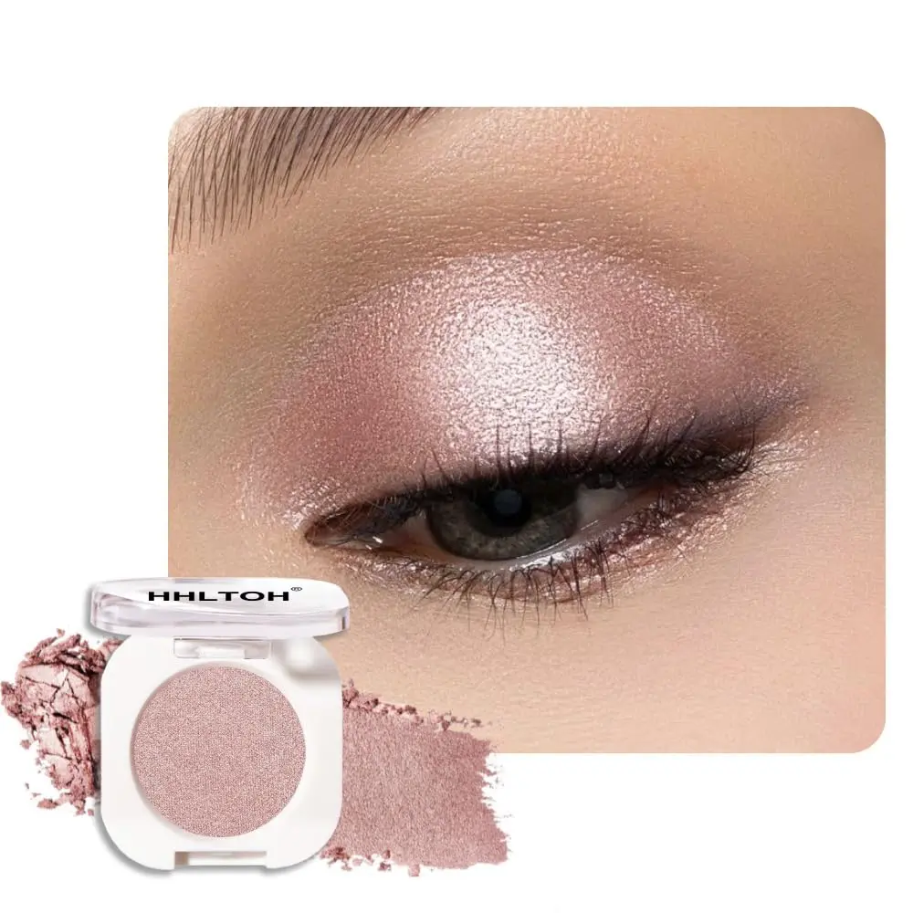 Champagne Shimmer Cream Eyeshadow, Light Gold Sheer Metallic Glow Glitter Eye Shadow for Mature Skin, Lightweight Blendable, Subtle Shimmer, Crease-Proof, Vegan & Cruelty-Free Sombras para Ojos