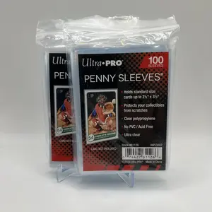 Ultra Pro Penny Card Soft Sleeves 2 Packs of 100 for Standard Sized Cards