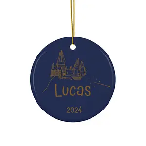 Harry Potter, Ravenclaw Fan Gift, Hogwarts Holiday Decor, Christmas Tree Decoration, Wizard School House Hanging Ornament,
