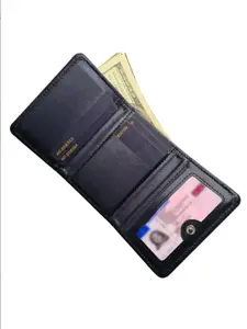 Unisex Wallet Card Holder Organizer, Trifold Card Holder, Tri-Fold Design, Magnetic Protection, License Box, All-Season Use, Perfect Gift for Men and Friends