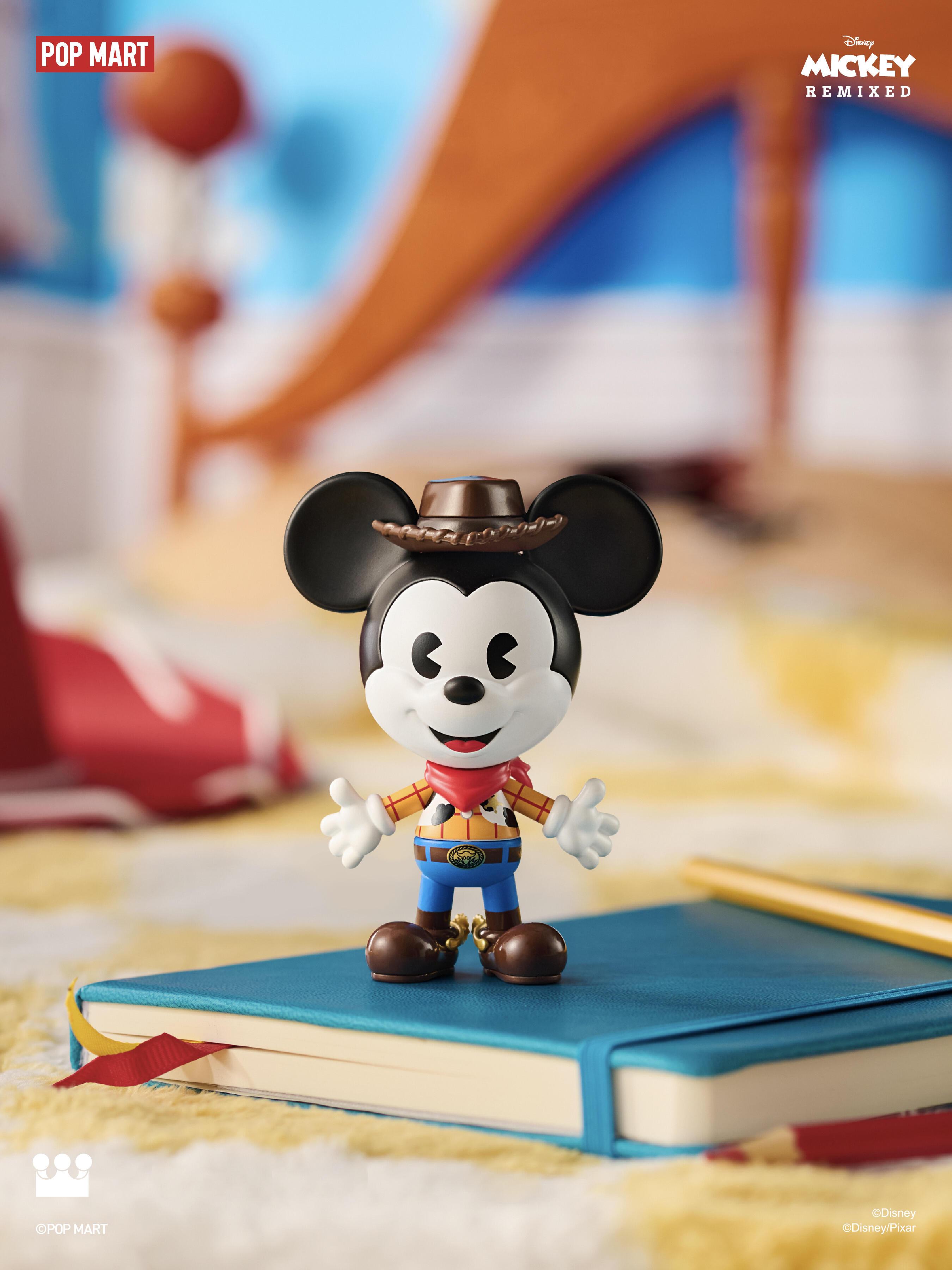 Pop Mart Mickey Meets Pixar Series Figures Blind Box Collectible Pack Limited Edition Box