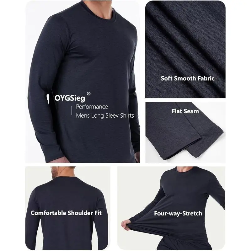 7 Pack Long Sleeve Shirts for Men Moisture Wicking Sun Protection UV UPF 50+ SPF Performance Quick Dry T-Shirt for Casual(Sports & Outdoor) 7 Pack Long Sleeve Shirts for Men Moisture Wicking Sun Protection UV UPF 50+ SPF Performance Quick Dry T-Shirt for Casual(Sports & Outdoor)
