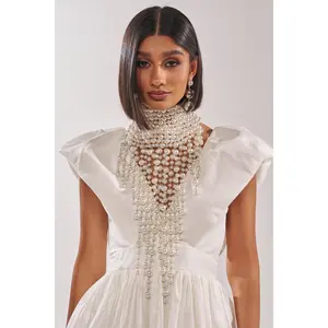 POLLY PEARL STATEMENT NECKLACE