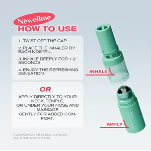 Newellme Nasal Stick - Super Potent Essential Oil Vapors, Powerfully Boost Energy, Combat Fatigue & Refresh Your Mind Fitness Healthy