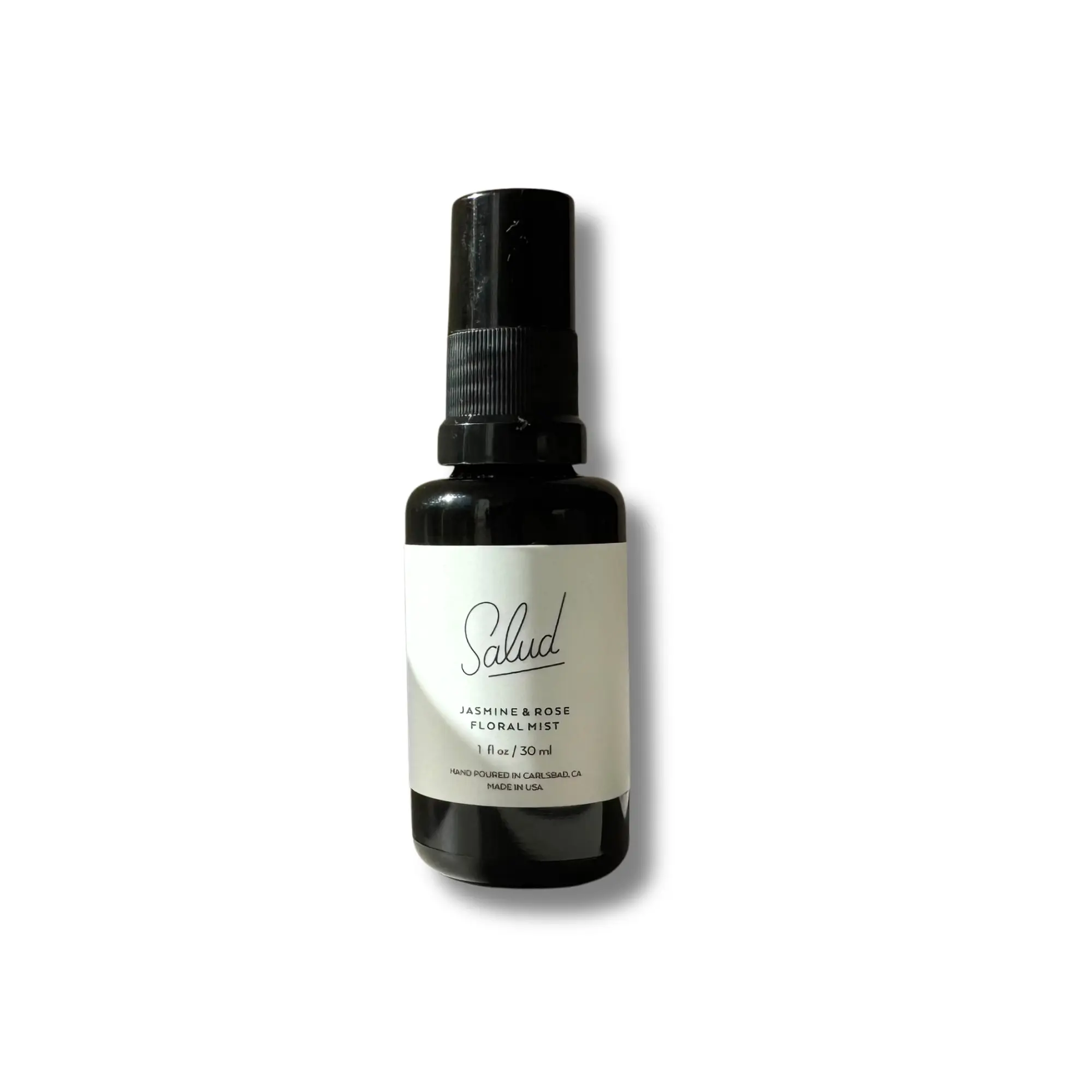 Salud Mini Jasmine Rose Floral Mist - 1 oz.  Hydrating Aloe Vera Gel Moisturizer with Refreshing Jasmine & Rose Scent for All Skin Types - Moisturizing