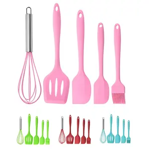 5pcs Colorful Baking Kit | Macaron-Themed Cake Decorating Tools - Cream Frosting Accessories, Heat-Resistant & Non-Toxic for Home Baking, Cheese Kitchen Utensils