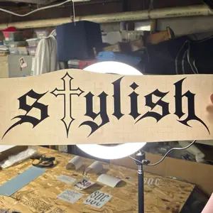 “Gothic” Stylish Waterproof Vinyl Decal