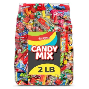 Candylish Candy Mix Variety Pack Bulk Assorted Individually Wrapped Big Bag of Candy for Piñata Stuffers, Goodie Bags, Birthday Parties, Kids’ Treats & Party Favors 2 lbs