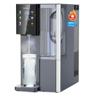 VonWater CT910H Reverse Osmosis Water Filter Countertop, 3S Instant Hot RO Water Filtration System, 7-Stage Water Purifier with Removable Pitcher, NSF/ANSI 372, Reduce TDS PFAS, No Installation