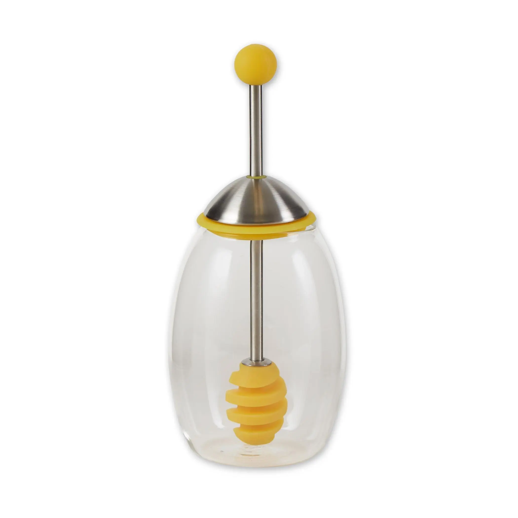 RSVP Honey Jar With Silicone Dipper
