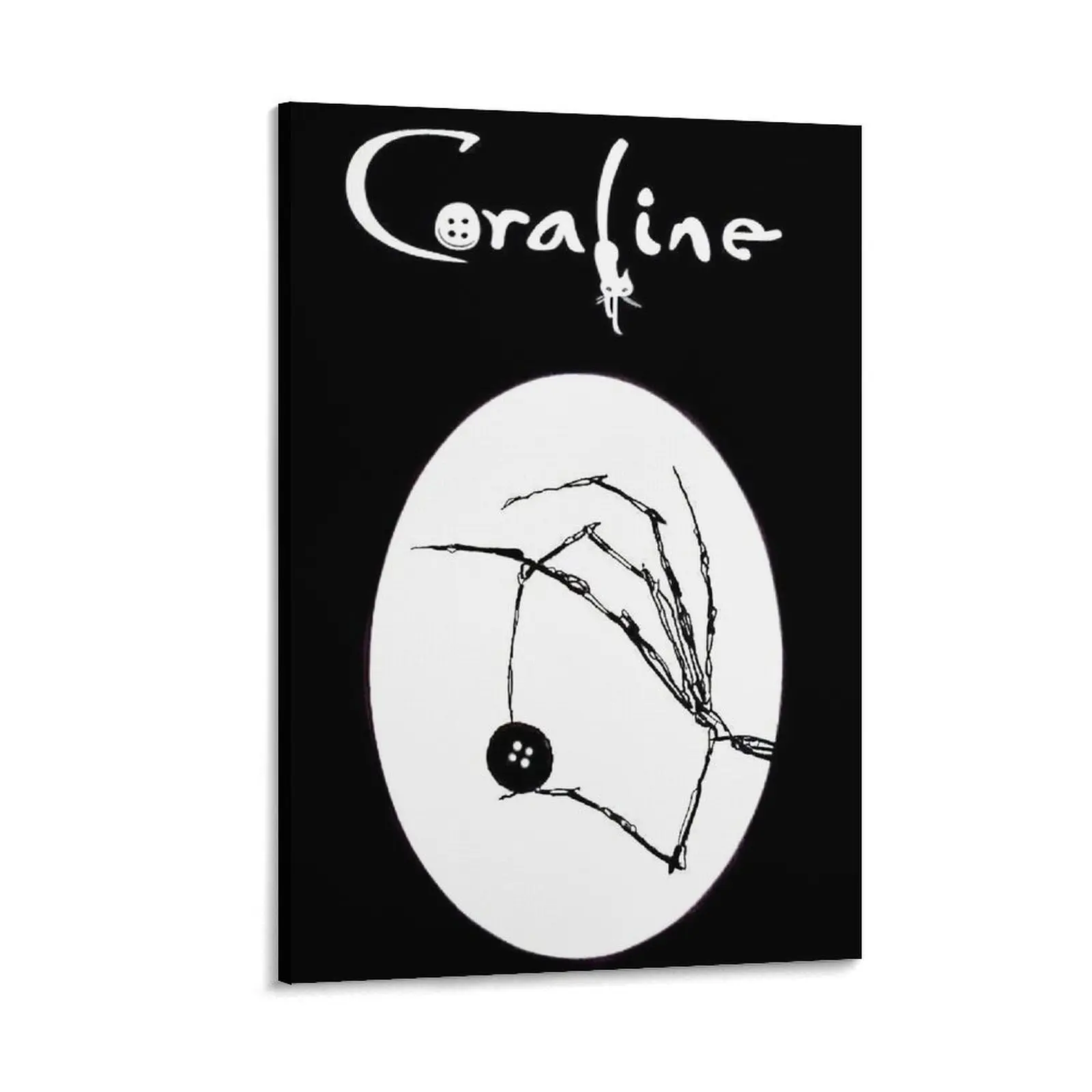 Coraline's Character's Display Poster, Durable Canvas Print for Room Decoration, Teen Room Aesthetic Focal Poster Canvas Poster Bedroom Decor Sports Landscape Office Room Decor Gift Frames Ornaments