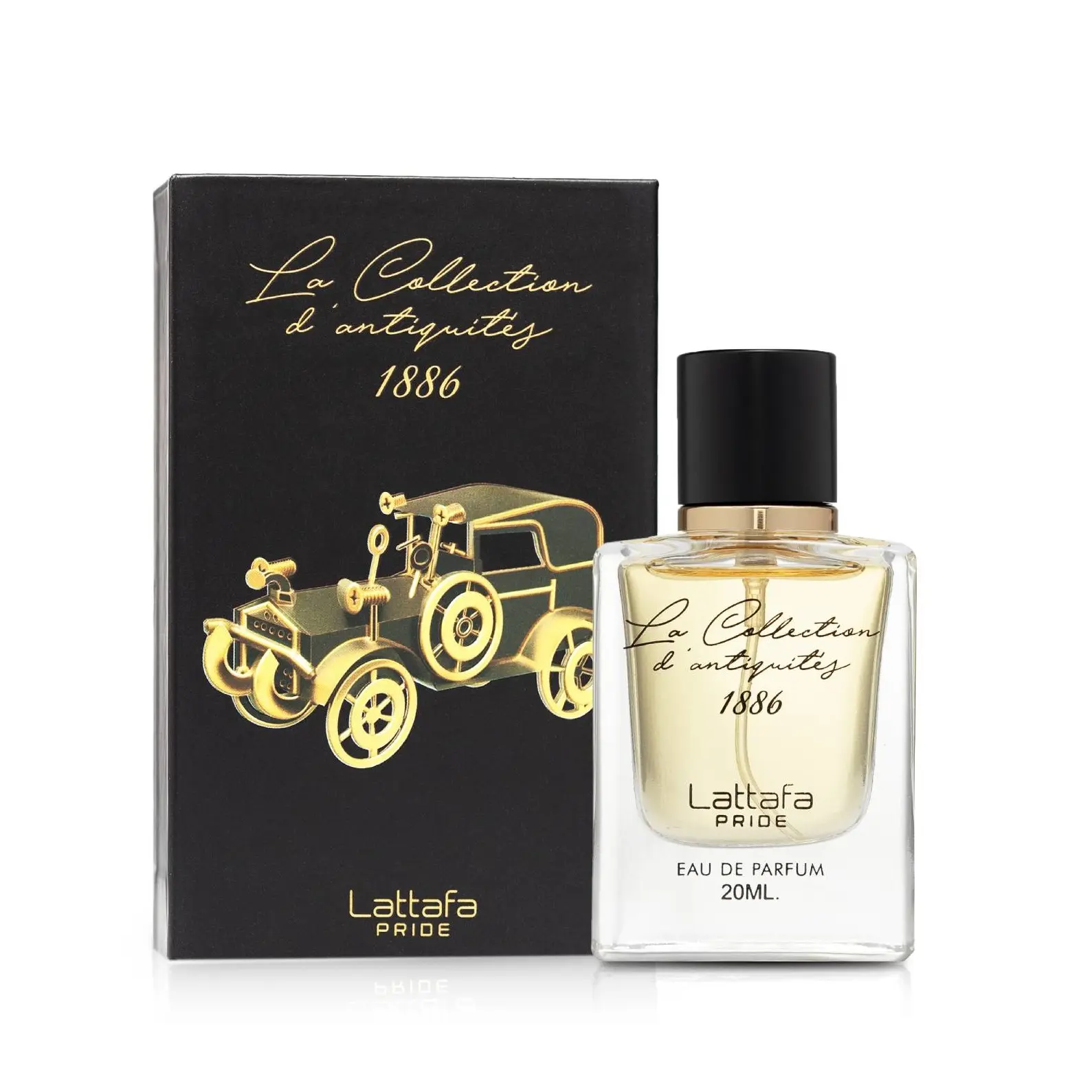 La Collection d’Antiquités 1886 by Lattafa – Eau de Parfum 20ml (0.68 fl oz) – Unisex Pocket Spray, Fragrance That Starts With A, Unisex Wear