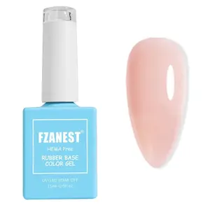 Hema-Free Nude Gel Polish Builder Base, Tpo-free Soak Off Self-Levelling Formula Sculpting Gel Builder Gel For Quick Nails Strengthening Extension Repair Overlays French Tip Base Color #17