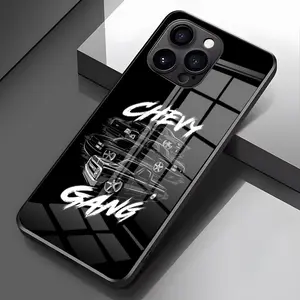 Chevrolet Chevy Phone Case Protective for iPhone 17 Air 16 15 14 13 12 11 Pro Max Plus XR XS Glass Cover with Chevy Gang Design