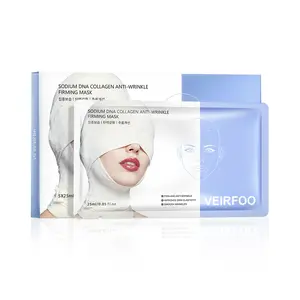 【VEIRFOO】Korean Brands Sodium DNA White Tomato Hydrating & Radiant Bouncy Essence Mask for Natural Glow and Hydration