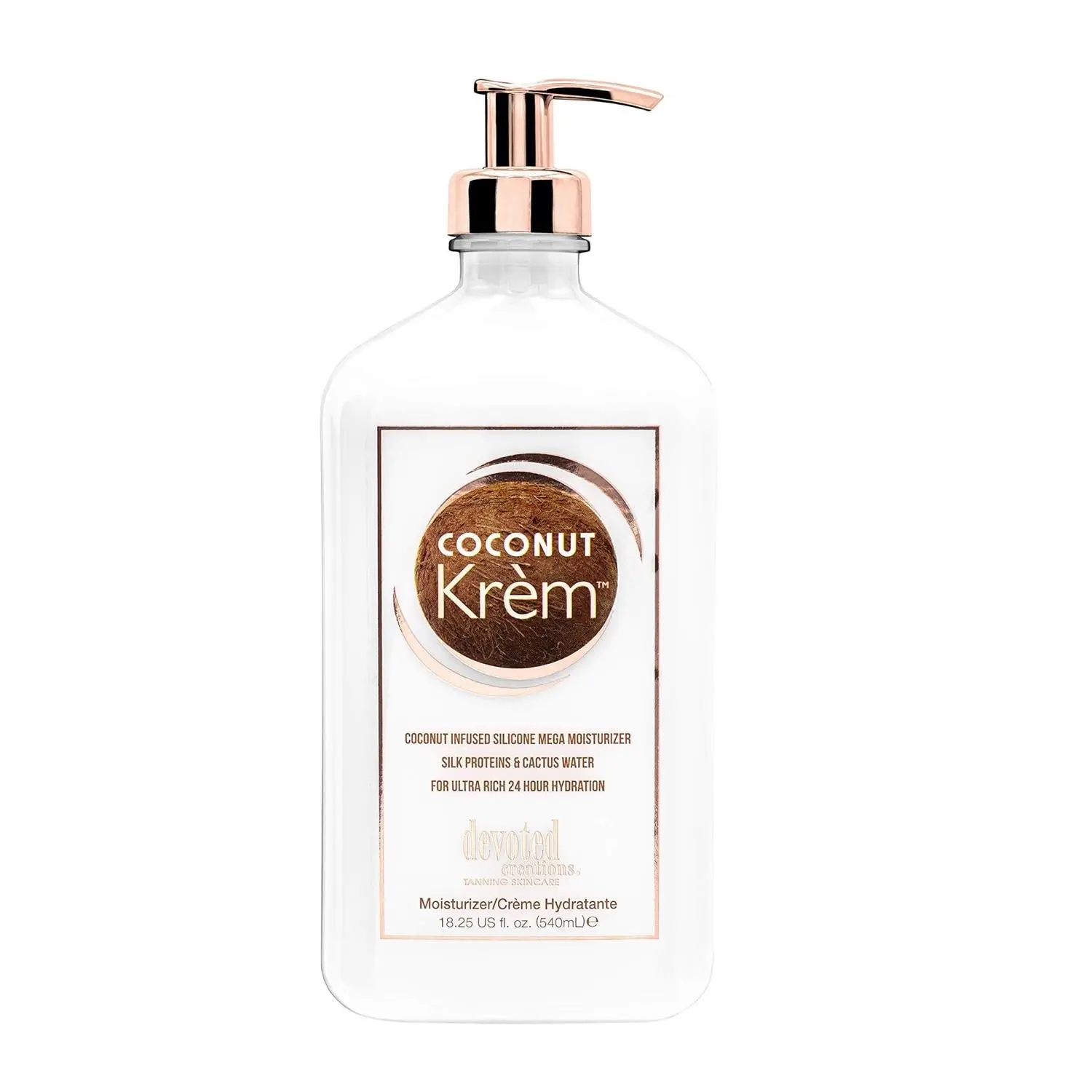 Coconut Krém Moisturizer by Devoted Creations, 18.25 fl oz Hydrate Silicone