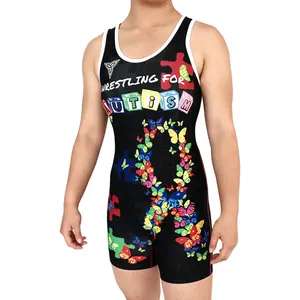 Wrestling for Autism Wrestling Singlet - Girls and Women