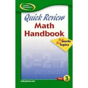 USED-Quick Review Math Handbook: Hot Words, Hot Topics, Book 3, Student Edition by McGraw Hill (Hardcover)