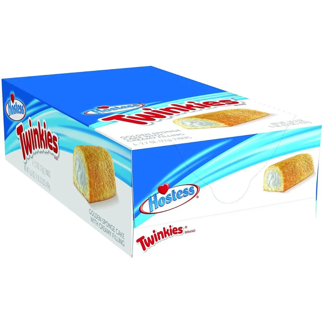 Hostess Twinkies, Golden Sponge Cake With Creamy Filling, 2.7 Ounce (Pack of 6)