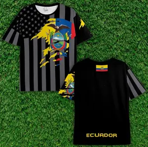 USA & Ecuador Flag Mix Soccer Jersey, Ecuador Jersey, Jersey De Ecuador For Men Women