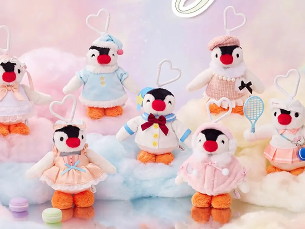 Pingu Sweetness Heart Series Plush Blind Box Pingu Sweetness Heart Series Plush Blind Box