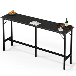 71 Inch Bar Table, Bar Height Pub Table, Counter Height Bar Table, Rectangular High Top Coffee&Dining Table,for household 71 Inch Bar Table, Bar Height Pub Table, Counter Height Bar Table, Rectangular High Top Coffee&Dining Table,for household