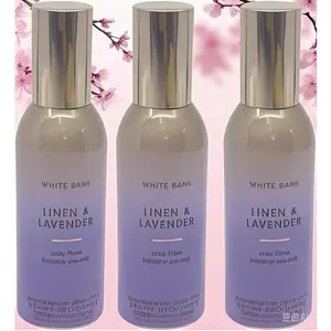 Linen & Lavender Scented Room Spray - Pack of 3, Long-Lasting Fragrance, 1.5oz Each, Concentrated Formula, Air Freshener for Home & Office, Reusable Bottles