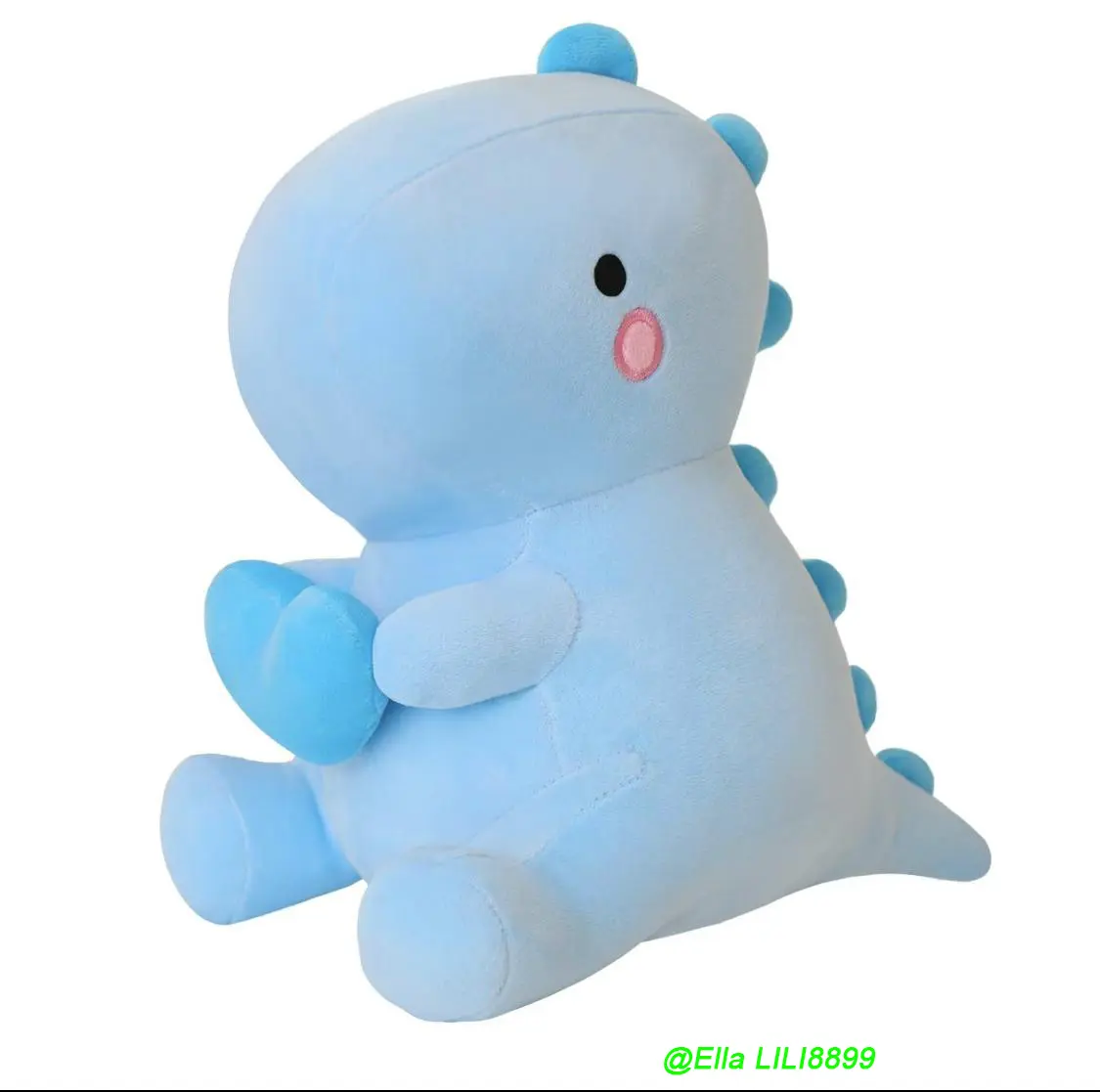 Plush Dinosaur Stuffed Toy - Cute Cartoon, Soft Fabric, Heart-Holding, Unisex Love-Filled Gift, All Year Sweet and Romantic Dinosaur Enthusiasts Home Decoration