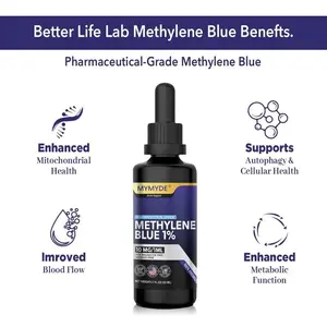 MYMYDE Methylene Blue -Pharmaceutical Grade99.99%Purity, Safe, Formaldehyde-Free, Made inthe USA, SupportsWellness Goals Healthcare