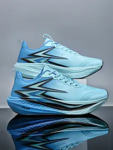 Double Running Shoes 2026 Spring Couple Cross-Running Sneakers, Athletic Running Shoes, Sporty Running Shoes, Thick Sole Trendy Design, Breathable Mesh Fabric, Lightweight Gym Outdoor Use