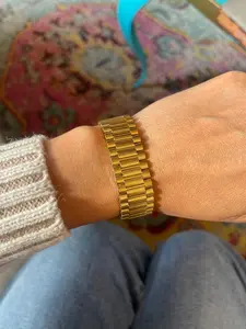 Rolly Gold Watch Band Bracelet