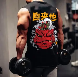 Train Like a Legendary Sannin with This Jiraiya & Gamabunta Muscle Shirt – Japanese Streetwear Tank Top for Naruto Gym Goers and Anime Enthusiasts