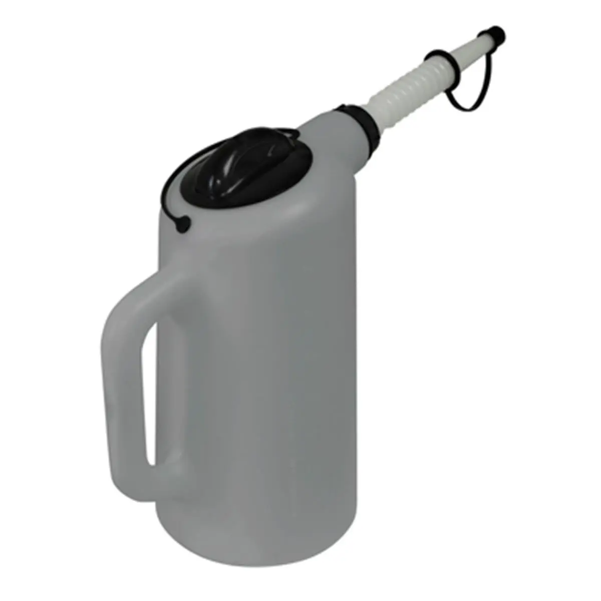 212 MAIN 8 Qt Translucent Oil Jug Dispenser with Lid, Spout Cap, Contaminant-Free Design for Cycling Bulk Oil Transfer (Lisle Corporation AL19702)