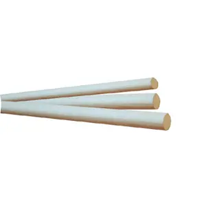 212 MAIN Solid Wood Birch Dowel Rods, 1 in. Diameter, Natural Finish, Long Length for DIY, Leathercraft Projects (Wood Dowels for Craft Enthusiasts)