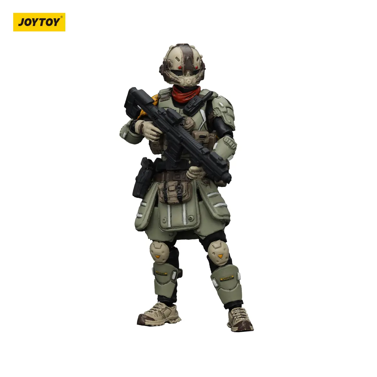JOYTOY 1/25 Scale Premium Hyper-Realistic Decorative Action Figure - Fear XS-03 Tactical Type Pilot, Boxed Model, Desktop Decor, Stars Battle Themed Collectible Figurine JT01253, Boxed Model Figurine, Desktop Figurine