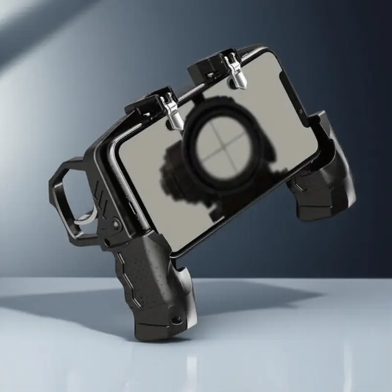 High Sensitivity Mobile Game Controller for Shooting Games Ergonomic Design Compatible with iOS Android Supports COD PUBG Enhances Aiming Precision Reaction Speed Portable Smooth Gaming Experience Handheld Game Peripherals, Gaming Products