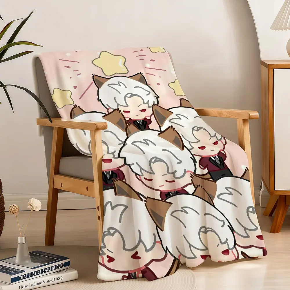 Cute Deepspace Plush Blanket Throw - Lightweight, Soft Fluffy, Multifunctional, Cozy - for Living Room Sofa Couch, Ideal Birthday Gift for Kids, Lightweight Blanket, Multifunctional Blanket
