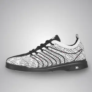 3G Men's Ascent II Right Hand Bowling Shoes - White/Black