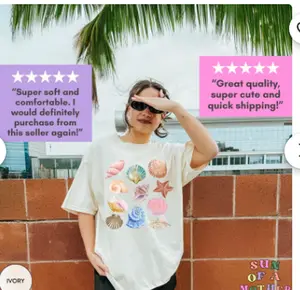 Vintage Seashell Shirt Mermaidcore Clothing Shell T Shirt Trendy Ocean Animal Shirt Beachy Shirt Oversized Comfort Colors Tshirt Mermaid Tee