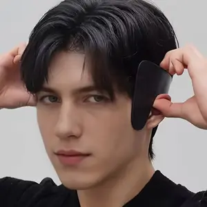 Men's Korean Short Hair Straightener, Anti-Curl, Control Frizz, Professional Smooth Hair Tool, Essential for Dates and Travel